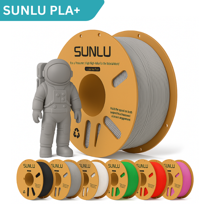 Sunlu PLA+ Filament 1.75mm Colored 5KG