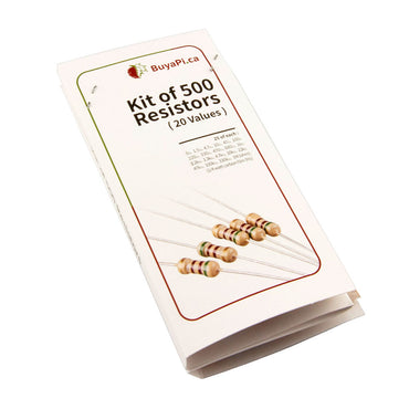Resistor Assortment Kit – 500 Pieces – 5-Pack