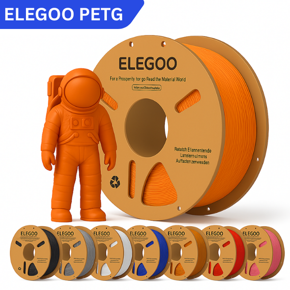 Elegoo PETG Filament 1.75mm Colored 5KG