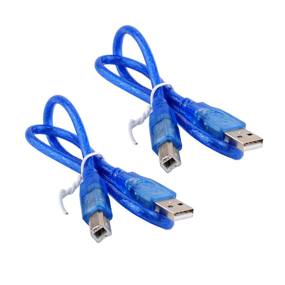 Arduino USB Cable – Type A to B – 5-Pack