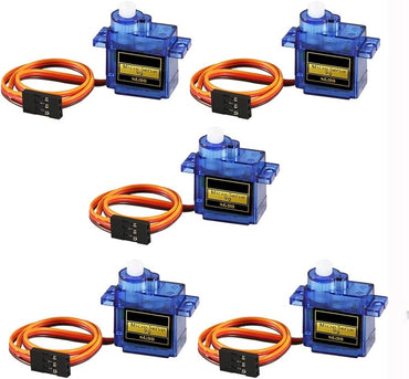 SG90 Micro Servo Motor – 5-Pack