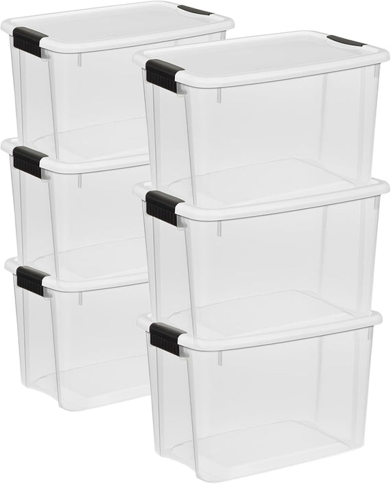 Sterilite 30 Qt Ultra Latch Box (pack of 6)
