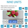High Precision Digital Mini Size Scale 500g Multi-Functional (5 Pack)