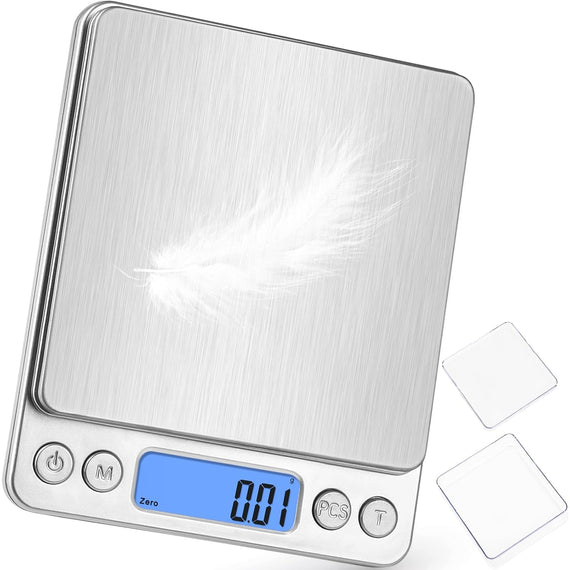 High Precision Digital Mini Size Scale 500g Multi-Functional (5 Pack)