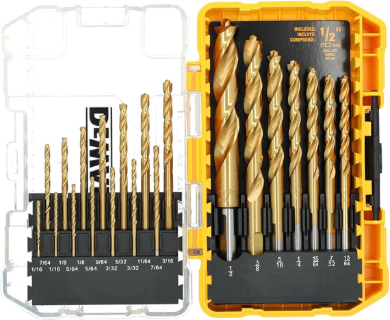 DEWALT Titanium Drill Bit Set – 21-Piece (DW1361)