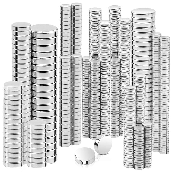 Neodymium Magnet Assortment - 500-Pack