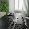 Office Workstation - 4-Person with 5 Outlet Power Strip